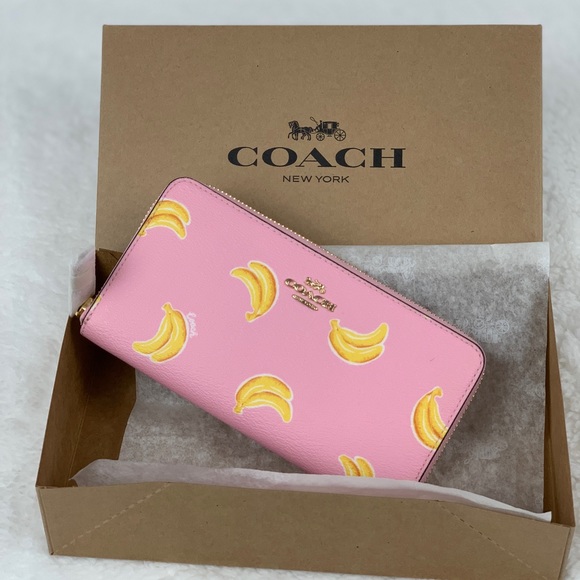 Coach Handbags - Coach Wallet Banana Print